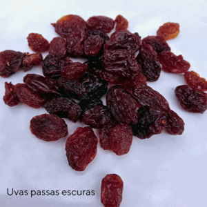 Uvas Passas Escuras Sem Semente 25g